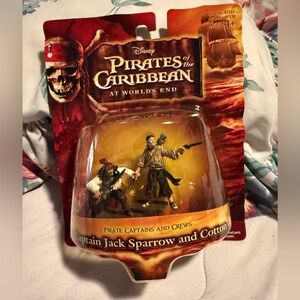 2007 Zizzle Disney Pirates of the Caribbean At World's End Captain Jack & Cotton